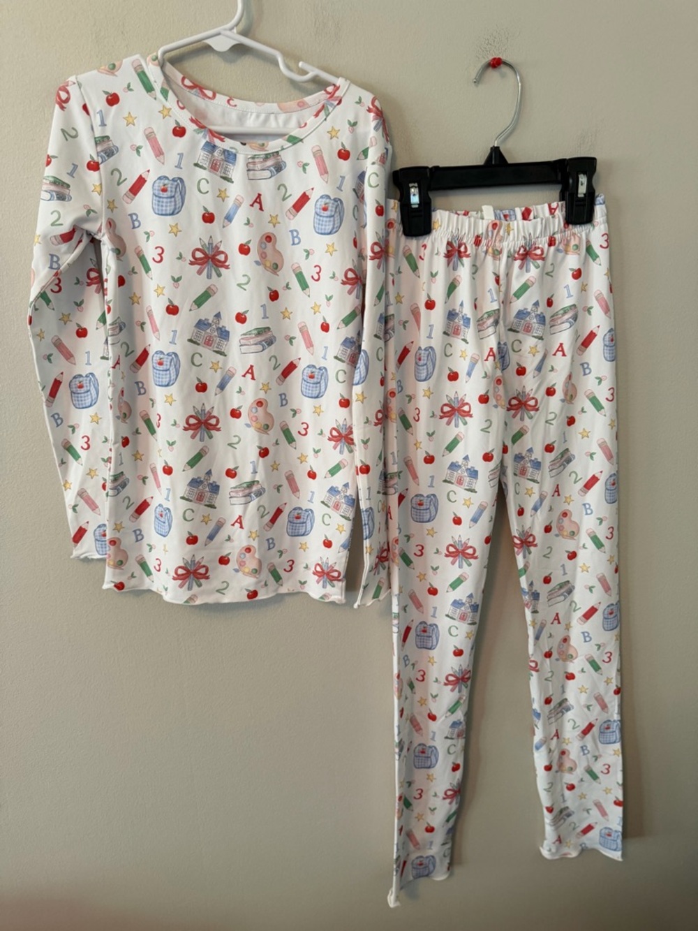 Cecil and Lou Alphabet Back to School Pajamas